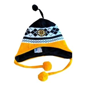 Fan Favorites NHL Boston Bruins Kids Winter Hat One Size GUC